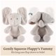 thumbnail image 2 of Peluche GUND Baby Peek-a-Boo Flappy Elephant, gris, 7 pulgadas, 2 of 9
