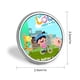 thumbnail image 2 of La pequeña Lola visita la ciudad-Theme Round Button Badge: Premium Metal Construction, Ideal for High-End Events 2.8 cm, 2 of 6