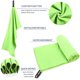 thumbnail image 5 of Toalla de Viaje ZIUDBOC de Microfibra de Secado Rápido Súper Absorbente Verde, 5 of 7