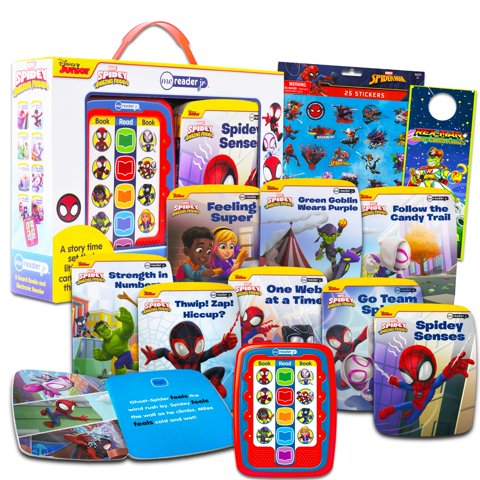 Paquete De 8 Libros ""Marvel Spidey Me Reader"" Con Pegatinas