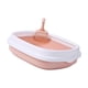 thumbnail image 2 of Caja De Arena Para Gatos, Caja De Arena Con Borde Alto, Inodoro Portátil Duradero Para Cachorros, Rosa, Mediano, 2 of 5