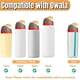 thumbnail image 2 of Tapa de repuesto compatible con Owala Freesip, tapa de repuesto para botella de agua de un botón, antifugas, compatible con vasos Owala de 16 oz, 24 oz, 32 oz y 40 oz (morado), 2 of 6