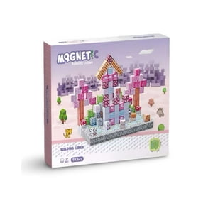 Minecraft - Cubo Bloques Magnético 193 Piezas Diseño Mine-Cratf Niña