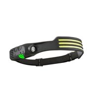 Impormaipu - Luz Linterna Cintillo Cabeza 3 Tiras Led Sensor Recargable Usb Potente Cob Minera Frontal Para Minero Camping