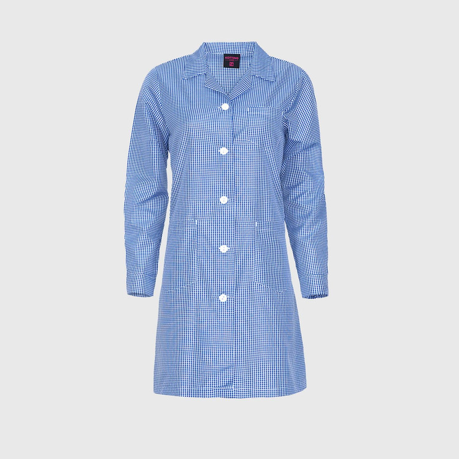 Kotting - Delantal Cuadrille Azul Azul Marino 48