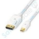 thumbnail image 2 of Cable Mini Display Port a Display Port DP de SatelliteSale, macho a macho, cable universal de PVC blanco, 1,8 m, 2 of 2
