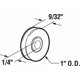 thumbnail image 3 of Rodillo de puerta PRIME-LINE B 552, 2 unidades, 2,5 cm, nailon, 3 of 5