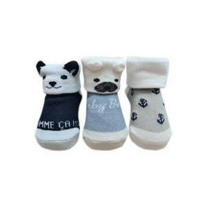 Pumucki - Set 3 Pares De Calcetines Niño Talla 0-6M