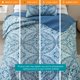 thumbnail image 3 of Juego de colcha Comfort Spaces Gloria Damask Aqua tamaño Twin 168 x 229 cm, 3 of 7