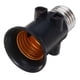 thumbnail image 2 of Soquete Enchufe Adaptador De Ampolleta E27 220v Bombilla Negro, 2 of 6