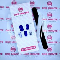 One Minute - Uñas Gel Semicuradas Diseño 075