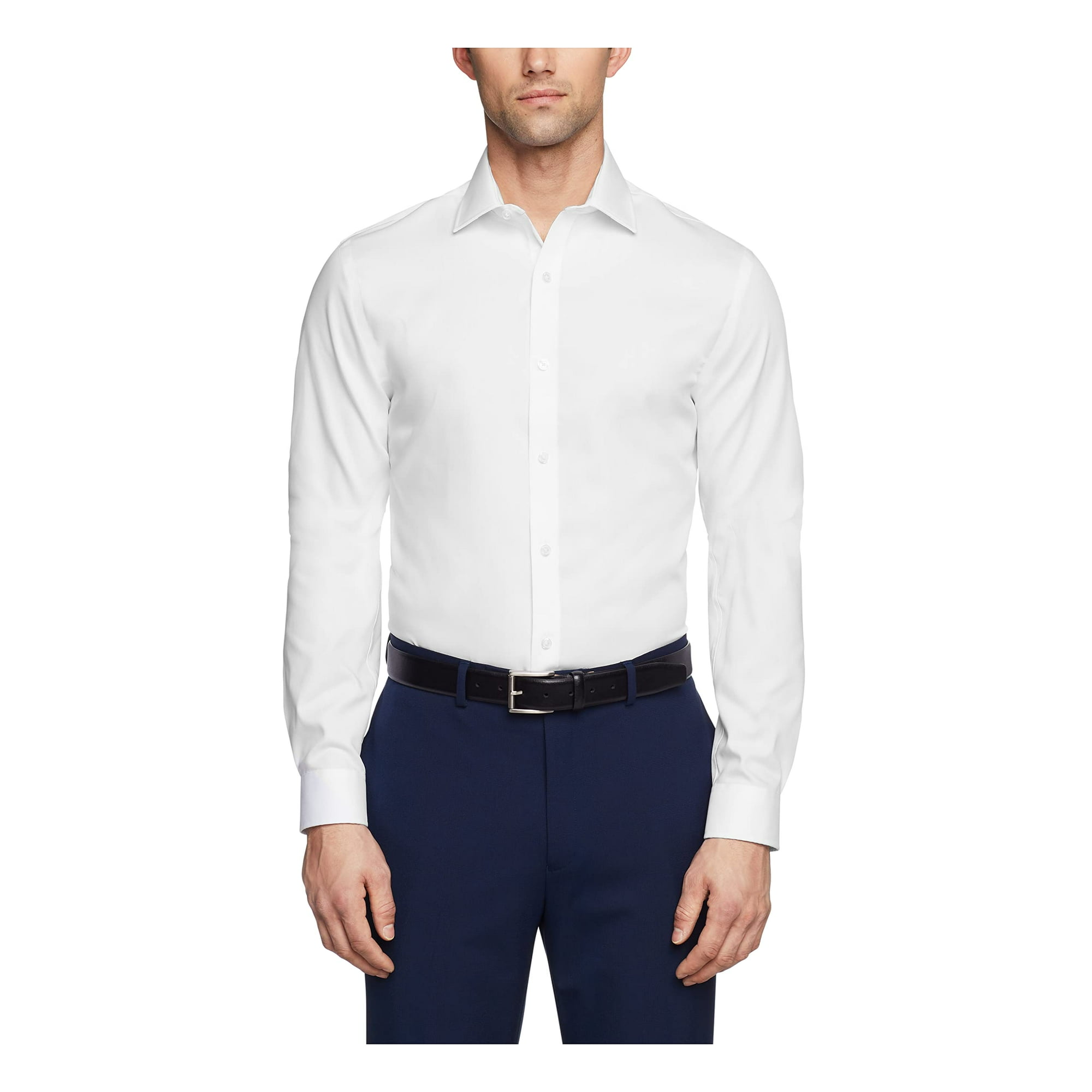 Camisa De Vestir Tommy Hilfiger Slim Fit, No Planchar, Para Hombre