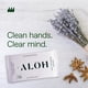 thumbnail image 4 of Toallitas desinfectantes para manos ALOH Lavender Rosewood + Aloe 120 unidades, 4 of 7