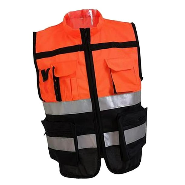 Chaleco Reflectante de Seguridad Naranja XXL Lider