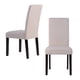 thumbnail image 4 of Silla De Comedor Acolchada Con Tapiz De Tela Gris, 4 of 6