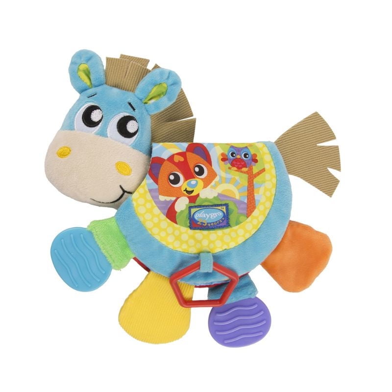 Playgro - Sonajeros Y Mordedores Libro Mordedor Musical Clip Clop Multicolor