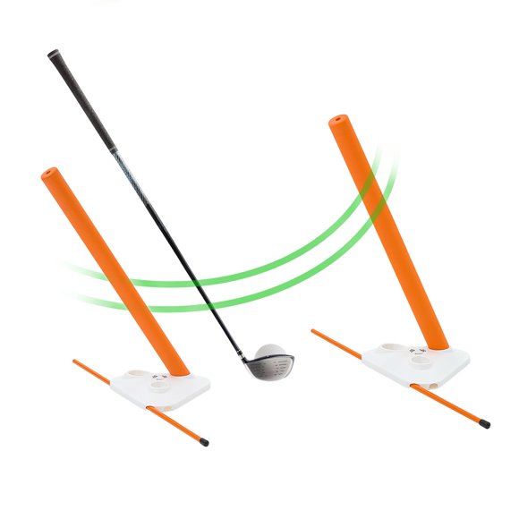 Ayuda de Entrenamiento para Swing de Golf Cusprtm Discos y Varillas de Alineación