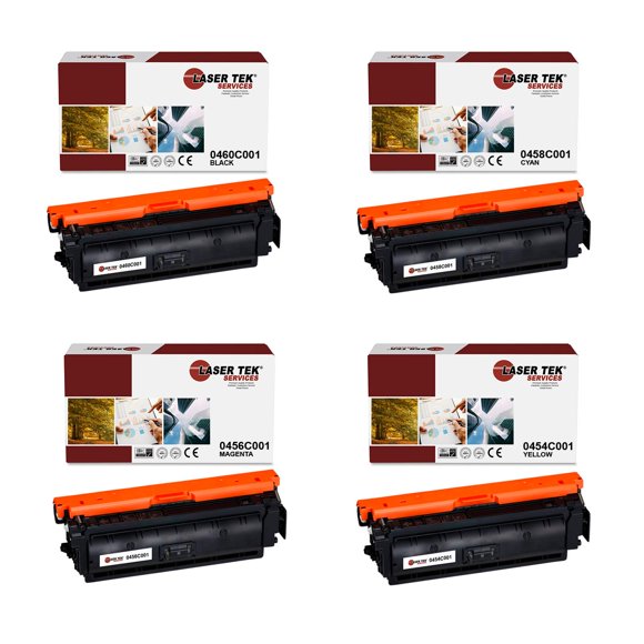Cartucho de tóner láser Laser Tek Services Canon 040 (paquete de 4)