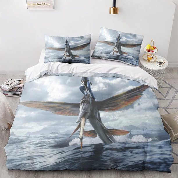 Avatars Bedding The Way of Water Printed Bed Sets, Exquisite Bed Supplies, Duvet Cover, 3D Print Quilt Cover Bed Sheets