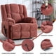 thumbnail image 1 of Dual Motor Heat Massage Infinite Position Up to 350 LBS Electric Power Lift Recliners with Power-Remote, Medium-firm and Heavy Duty, Red, 1 of 3