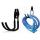 thumbnail image 3 of 2 Pack Garden Hose Holder Bestanteríaet Montaje en pared para tubería de almacenamiento, soporte para manguera de agua, gancho para colgar manguera de acero resistente negro con juegos de tornillos de, 3 of 6