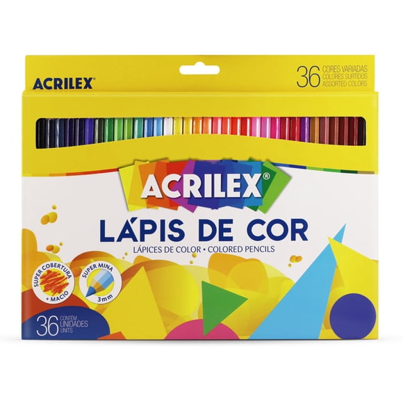 Lápices De 36 Colores Hexagonal