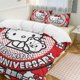 thumbnail image 2 of ARIGATO EVERYONE! ANNIVERSARY Hello Kitty 3 Pieces Duvet Cover Set Full Size Super Soft Fade Resistant Microfiber, 2 of 4