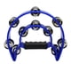 thumbnail image 1 of Pandero Media Luna Azul 16 Sonajas Percusión - PS, 1 of 4