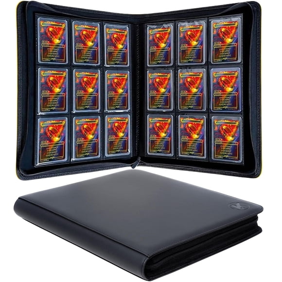 El cargador superior Binder KUOKING tiene capacidad para más de 28 tarjetas con fundas negras