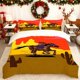 thumbnail image 1 of Juan Carlos Bodoque Red Rabbit Rider Printed Duvet Cover Set Bedding Includes Duvet Cover And Pillowcases Available in Multiple Colors Suitable for All Seasons, 1 of 1