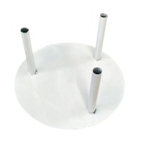 Magideal - Base De Soporte De Exhibición De Polos De Flores, Portavasos, Artesanías De Bricolaje, Soporte De Soporte De Flores Reutilizable, Base De Pie Para El Tres Poste