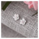 thumbnail image 3 of Aros Plata Flor Circon Rosa 8 mm, 3 of 6