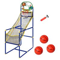 Ioensy - Juego De Baloncesto Arcade Con Altura Ajustable Para Niños De 3, 4, 5, 6, 7 Y 8 Años, Máquina De Jardín Y 3 Pelotas