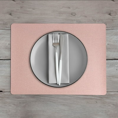 Individual Rosa 40X30Cm 75% Pvc  Haus