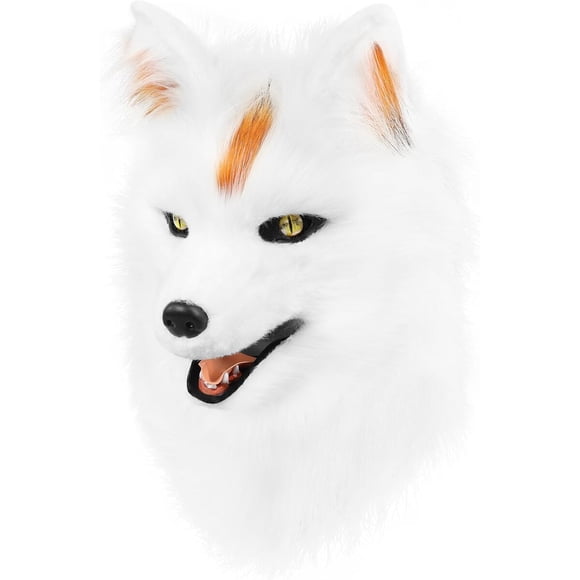 Máscara Lobo Furry Peluche Disfraz Cosplay Adulto Unisex