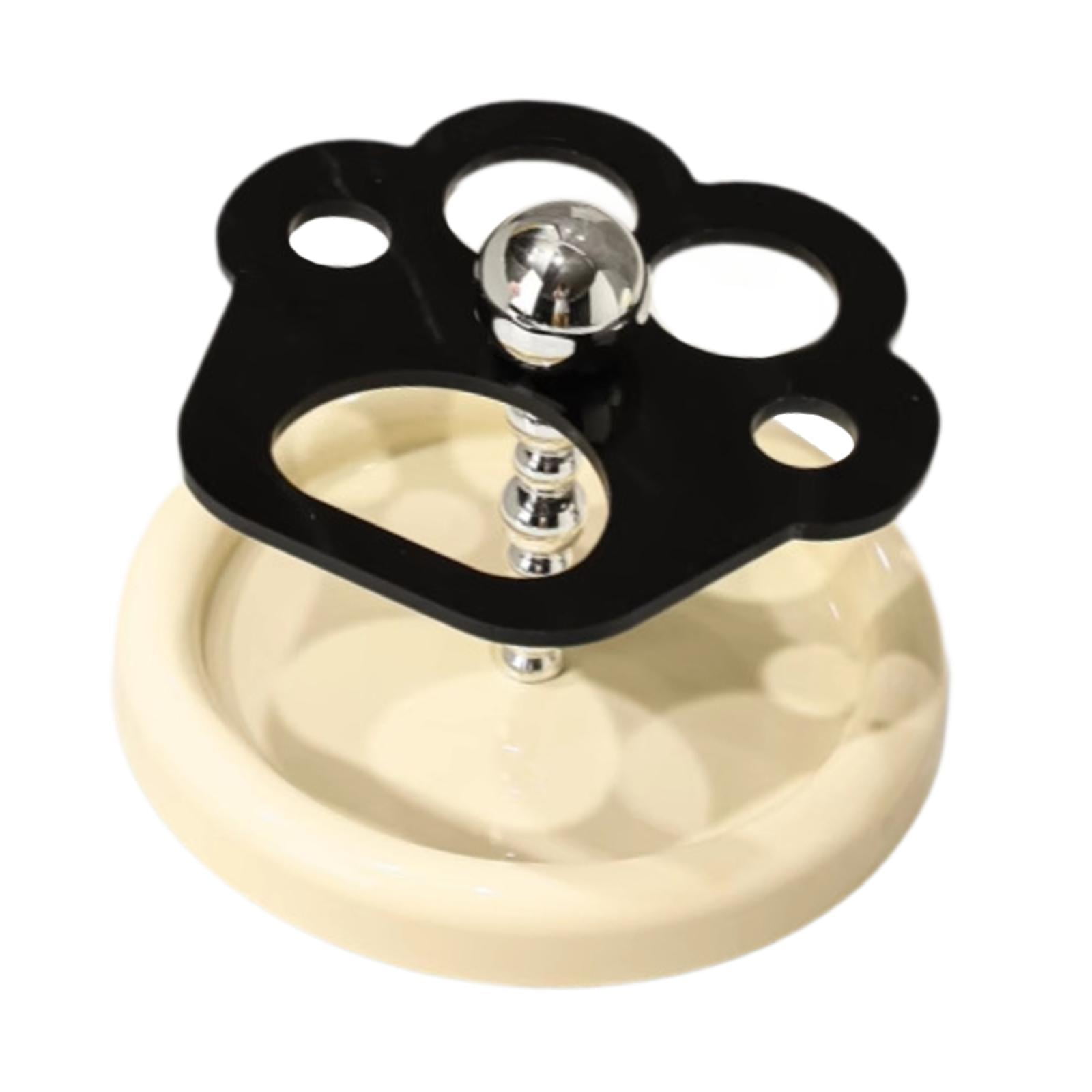 Bothyi - Organizador De Mostrador Con Soporte Para Cepillos De Dientes, Organizador Para Dormitorio, Hotel, Encimera, Pata Negra