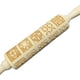 thumbnail image 2 of 1pc, Embossing Rolling Pin (13.77''x1.77''), Wooden Rolling Pin, Square Flower Pattern Dough Roller, For Pizza, Pie, Cookies, Dumplings, Noodles, And More, Kitchen Utensils, Kitchen Gadgets, Kitchen A, 2 of 3