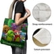 thumbnail image 3 of Wonderoos Bolso de tela con estampado de lienzo para mujer, bolsa de compras reutilizable y estética, con cremallera interior, regalo para mujer,40*40cm., 3 of 6