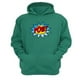 thumbnail image 1 of Polerón Canguro Logo Pow Verde Aguamarina Talla L Unisex, 1 of 3