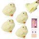 thumbnail image 1 of Squishy Chick Toys Angerbaby Taba, silicona hecha a mano, 4 unidades, 1 of 6