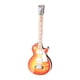 thumbnail image 3 of Mini Guitarra Artesanal Madera Realista Para Regalo Artesanal Decoración Paisaje Marrón, 3 of 5