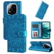 thumbnail image 1 of Funda tipo cartera FOXDOCK para Xiaomi Redmi Note 14 Pro 5G , diseño girasol en relieve, cuero PU, cierre magnético, soporte y tarjetero, 1 of 5