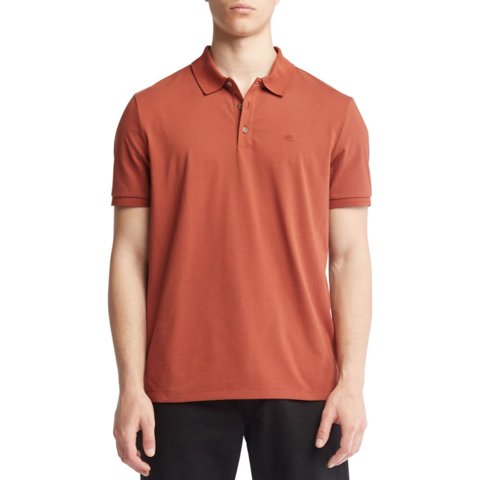 Polo Calvin Klein De Algodón Liso Con Logotipo Con Monograma Para Hombre