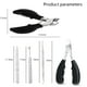thumbnail image 2 of Cortaúñas para uñas gruesas, cortaúñas para uñas encarnadas, kit de pedicura de alta resistencia de 5 piezas para hombres y mujeres, 2 of 8