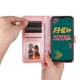 thumbnail image 5 of Funda tipo cartera FOXDOCK para Infinix Hot 11 , diseño girasol en relieve, cuero PU, cierre magnético, soporte y tarjetero, 5 of 5