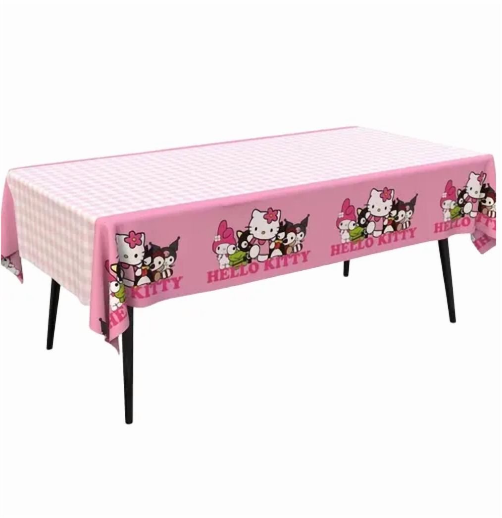 Genérico - Mantel Cumpleaños Hello Kitty Plástico