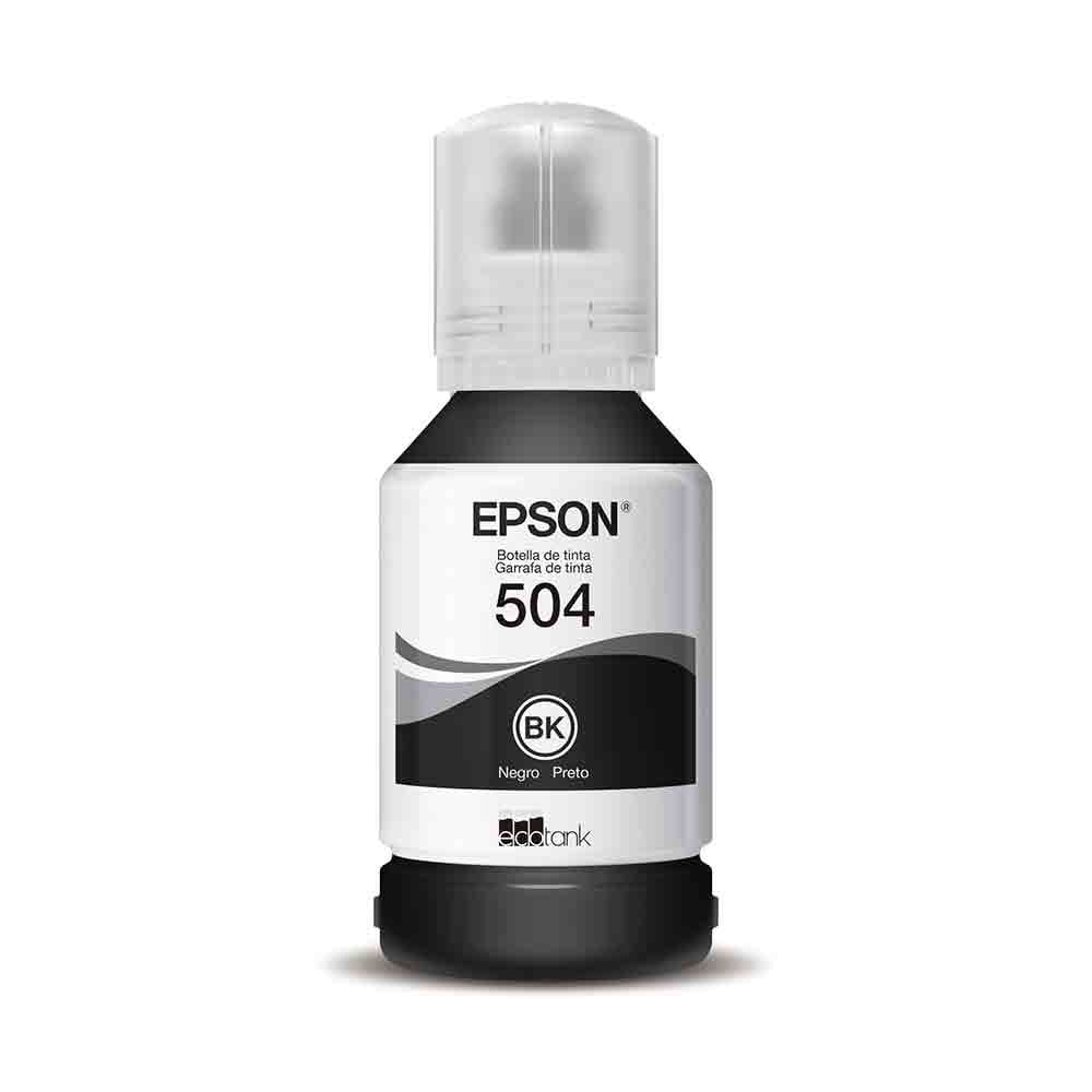 Epson - Botella De Tinta Original T504 Negro