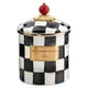 thumbnail image 1 of Bote de esmalte MACKENZIE-CHILDS 1,13 L negro y blanco a cuadros, 1 of 6
