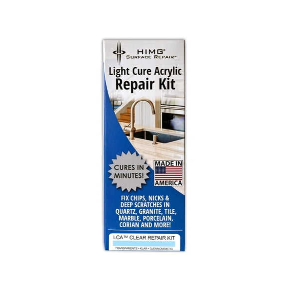 Kit De Reparación Surface De Acrílico Transparente Para Cuarzo Y Granito