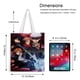 thumbnail image 5 of Manga Kaisen Bolso de tela con estampado de lienzo para mujer, bolsa de compras reutilizable y estética, con cremallera interior, regalo para mujer,40*40cm., 5 of 6
